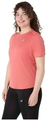 Zdjęcie produktu dla Koszulka Asics Camiseta ASICS Core manga corta rojo coral mujer dla Uni