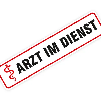 Produktbild von Magnetschild Schild Arzt im Dienst Einsatz Auto