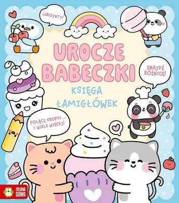 Obrázek produktu pro Urocze babeczki. Księga łamigłówek