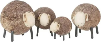 Produktbild von Keramikfiguren Art Galerie Familie von Wollhausen handgefertigt