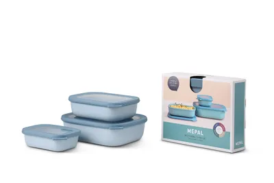 Obrázok produktu pre MEPAL 9187913 MEPAL Frischhaltedose Cirqula 7,0 cm hoch blau 0,5/1,0/2,0 l