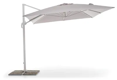 Immagine prodotto di Ombrellone da Giardino Decentrato 3x4m in Alluminio e Poliestere Verso Grigio