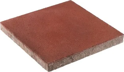 Produktbild von Betonplatte rot 30 cm x 30 cm x 4 cm