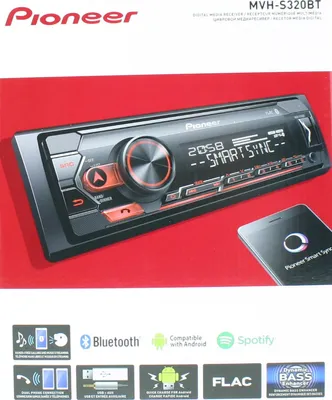 Produktbild von Pioneer MVH-S320BT Schwarz 200 W Bluetooth (MVH-S320BT)