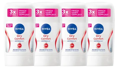 Image de Nivea Deo Stick Dry Comfort Plus Anti Transpirant 50ml pack de 4