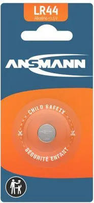 Zdjęcie produktu dla Bateria alkaliczna Ansmann LR44, LR1154, AG13, 1,5 V
