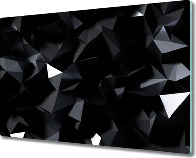 Produktbild von Coloray Kochplattenabdeckung Herdabdeckplatte 80x52 cm Hackbrett Schneidebrett Küchenbrett - Geometrie der Dreiecke
