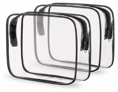Productafbeelding van Dripio - Transparante toilettas - Waterdicht - Geschikt voor handbagage, AI-gegenereerde afbeelding