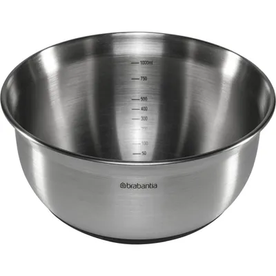 Produktbild von Brabantia Rührschüssel Stahl matt schwarz, 1 L ( d17 cm)