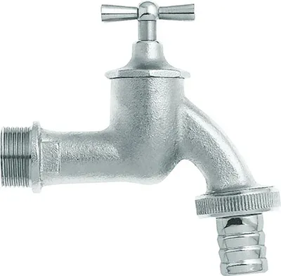 Produktbild von Wasserhahn ; 1/2" MS Cr matt mit Verschraubung