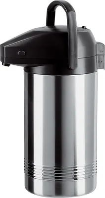 Produktbild von PRESIDENT Pump-Isolierkanne, Edelstahl/Schwarz, 3,0 L