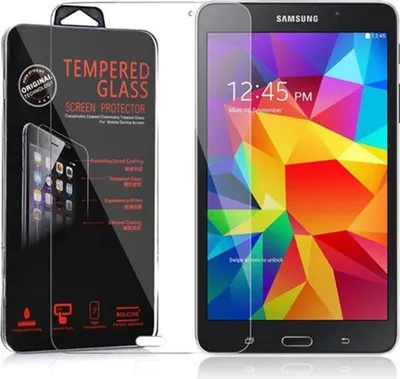 Produktbild von Cadorabo Panzer Folie für Samsung Galaxy Tab 4 (7 Zoll) in Transparent Schutzfolie Tablet Gehärtetes Tempered