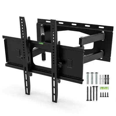 Zdjęcie produktu dla NEMAXX® SK05 uchwyt ścienny TV 23–55" (58–140 cm) obrotowy, uchylny, wysuwany VESA 100x100–400x400 mm do 65 kg z poziomicą