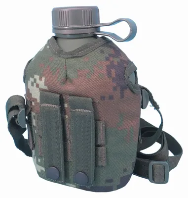 Imagen del producto de Botella de agua de aluminio para camping y senderismo