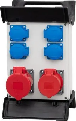 Productafbeelding van R-240 verdeelpaneel, 2x32A/5-polig, 4x230V, met kunststof frame