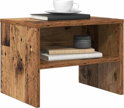 Obrázok produktu pre vidaXL Nočný stolík z regenerovaného dreva 40 x 40 x 30 cm materiál na báze dreva