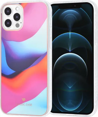 Produktbild von UNIQ Classic Case iPhone 12 - 12 Pro TPU Back Cover - Curved Colors