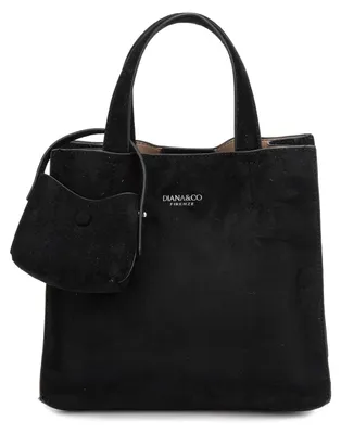 Imagen del producto de Bolso de Mano Edera Ultra Piel Vegana Diana & Co Firenze Black B UNICA 24x21x12 cm