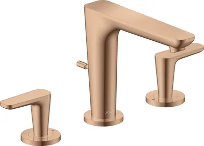 Immagine prodotto di hansgrohe AXOR Citterio C robinetterie de lavabo 3 trous 125, avec vidage à tirette, 49060300, 49060300