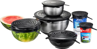 Produktbild von Silikondeckel FLEXIFRESH, 6-teilig