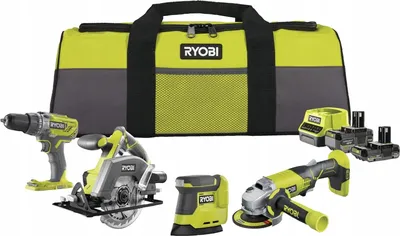 Image de RYOBI 18 V ONE+ : coffret de 8 outils électriques sans fil RCK184O242SZL