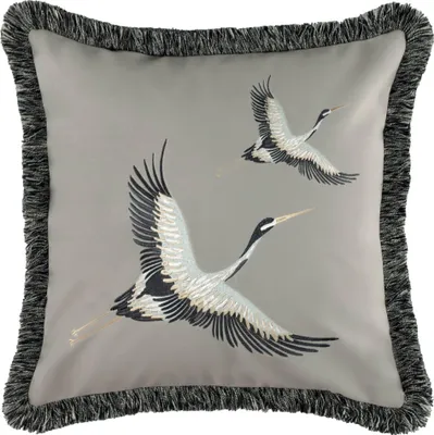 Produktbild von Schöner Wohnen Zierkissenhülle ohne Füllung Trail Farbe anthrazit Größe 45x45