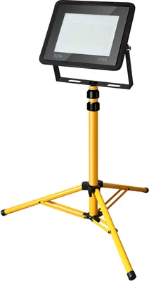 Image de Projecteur Jopassy LED Projecteur de chantier Lampes de travail Projecteur avec trépied 50W Blanc chaud