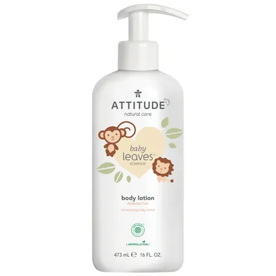Productafbeelding van Attitude Baby Leaves Body lotion pear nectar (473 ml)