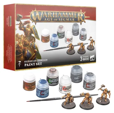 Image de Warhammer Age of Sigmar Stormcast Eternals Vindictors + Paints Set
