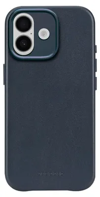 Produktbild von Decoded, MagSafe Lederhülle iPhone 17 stoßfest, Marineblau