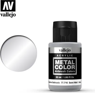 Produktbild von Vallejo 77.716, Aluminium, Farbe auf Wasserbasis, Flüssigkeit, 32 ml, 1 Stück(e)