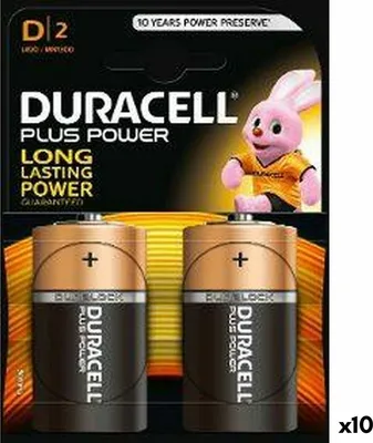 Obrázek produktu pro Alkalická manganová baterie DURACELL 1,5 V LR20 (10 kusů)