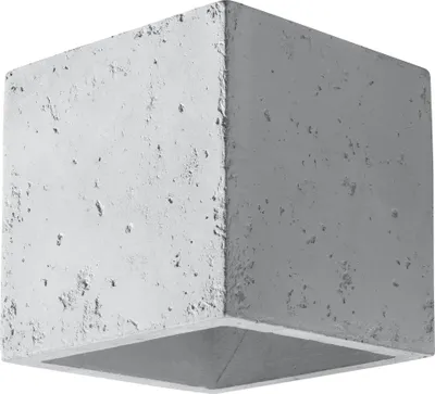 Image de Applique QUAD en béton 1xG9 8W béton 10x12x10cm Sollux Lighting