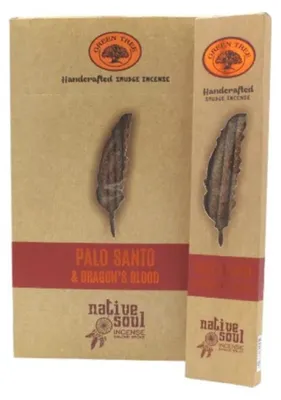 Produktbild von Räucherstäbchen Green Tree Native Soul Smudge "Palo Santo & Dragon's Blood" 15gr. (8 Sticks)