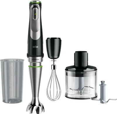 Produktbild von Braun MultiQuick 9 MQ 9135XI 0,6 l Pürierstab Schwarz, Edelstahl 1200 W