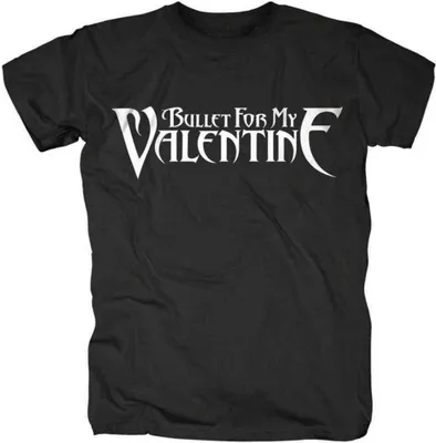 Obrázek produktu pro Bullet For My Valentine Logo Black M Tričko