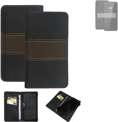 Produktbild von K-S-Trade Hülle Handyhülle kompatibel mit Volla Phone 22 Schutzhülle Walletcase Bookstyle Tasche Schutz Case Handytasche Wallet Cover Kunstleder