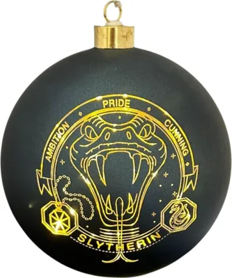 Produktbild von Christmas Inspirations Harry Potter Weihnachtskugel Slytherin - 15 cm beleuchtet