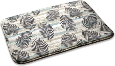 Produktbild von Teppich Teppich Wohnzimmer Schlafzimmer Modern - 75 cm x 45 cm - Palmenblätter