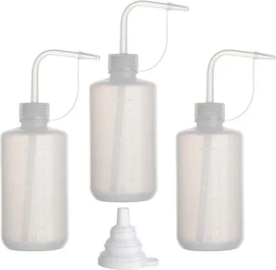 Immagine prodotto di Flacone da laboratorio da 250 ml in plastica a pressione