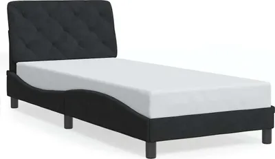 Obrázok produktu pre vidaXL Rám postele bez matraca čierny 90x190 cm zamat