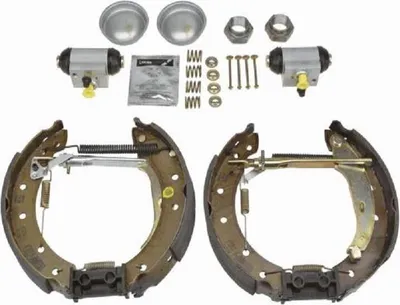 Zdjęcie produktu dla Zestaw Szczęk Hamulcowy Peugeot 106/206 1,0-1,6 96- Komplet Z Cylinderkami