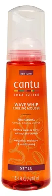 Immagine prodotto di Cantu Shea Butter Wave Whip Curling Mousse mousse per lo styling dei capelli mossi e ricci 248 ml