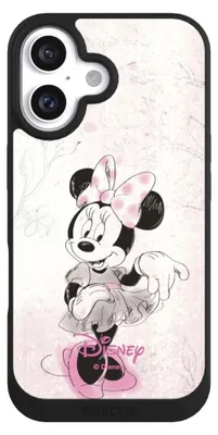 Produktbild von NIVOCASE Handyhülle für Apple iPhone 16 Hülle NIVOpure Case Schwarz Disney Minnie Mouse Vintage