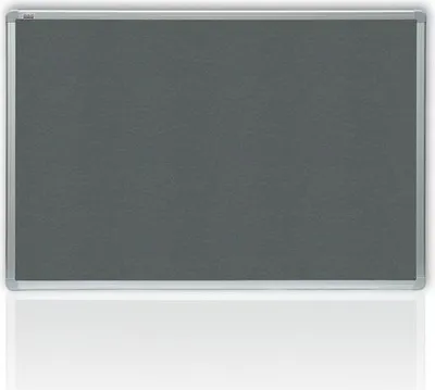 Obrázek produktu pro 2x3 Filcová šedá tabule v hliníkovém rámu 60x90 cm - P-TTA96-2
