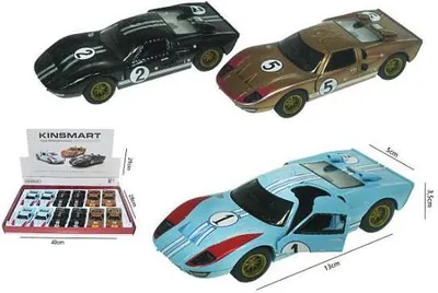 Obrázek produktu pro Auto Ford GT40 1966 MK11 Heritage KT5427DF p12 mix cena za 1 ks