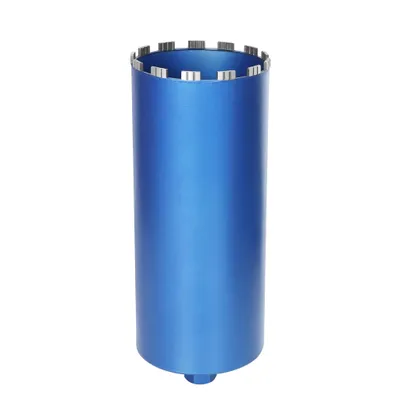 Produktbild von Turbo Diamantbohrkrone Kernbohrer für Kernbohrgerät, 1 1/4", Ø182 mm, 460 mm, Dosenbohrer Diamant Bohrkrone Nassbohrkrone Trockenbohrkrone für Beton
