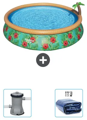Produktbild von Bestway Fast Set Rund - 457x84 cm - 3-teilig S22284
