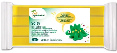 Obrázok produktu pre Modelovacia hlina SOFTY 500 G Yellow - Žltá - New Kids
