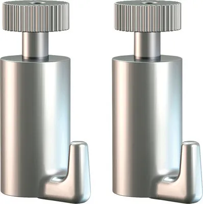 Produktbild von Aufhängehaken 15 kg silbergrau 2er-Set